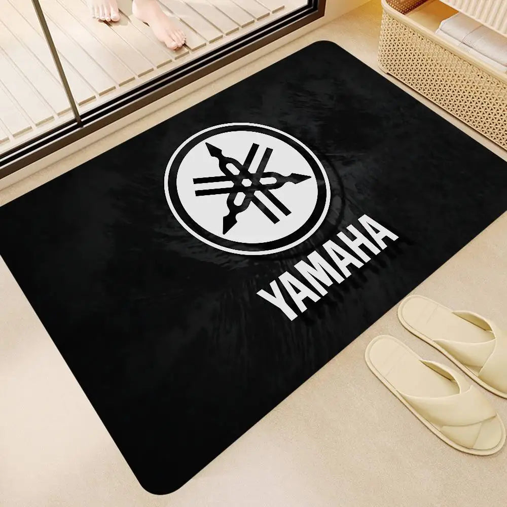 Motorcycle Classic Logo Y-YamahaS Door Mat Nordic Style Bedroom Living Room Doormat Home Balcony Anti-Slip Alfombra