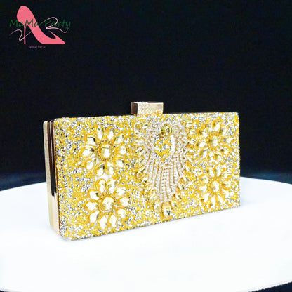 2025 Fashion Style Nigerian Ladies Lovely Shoes and Bag to Match Set in Gold Color Specials Pumps for Dress