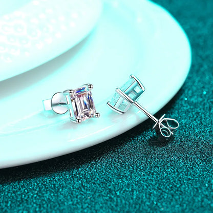Luxury 0.5-3 Carats Marquise Heart Pear Moissanite Women Diamond Earring Stud 925 Sterling Silver Earrings for Women Jewelry New