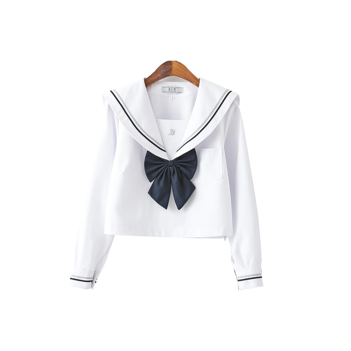 JK Uniform Full Set Basic Spring Shore Gold Two Long-sleeved Japanese Soft Girl Student College Style Sailor Suit