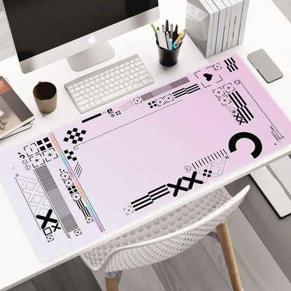 Gaming Clear Shortcut Keys Mouse Pad Cheat Sheet Keyboard Mousepad Desk Mat Rubber Protector Office User Anti Slip Esports Games