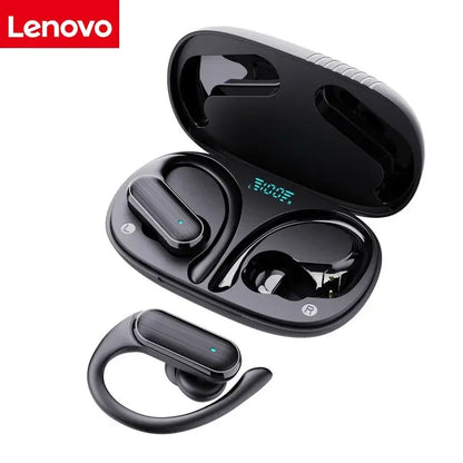 Lenovo A520 Wireless Bluetooth Earbuds Mini Touch Control Headphones HD Stereo Sound Built-in LED Light Portable Earphones