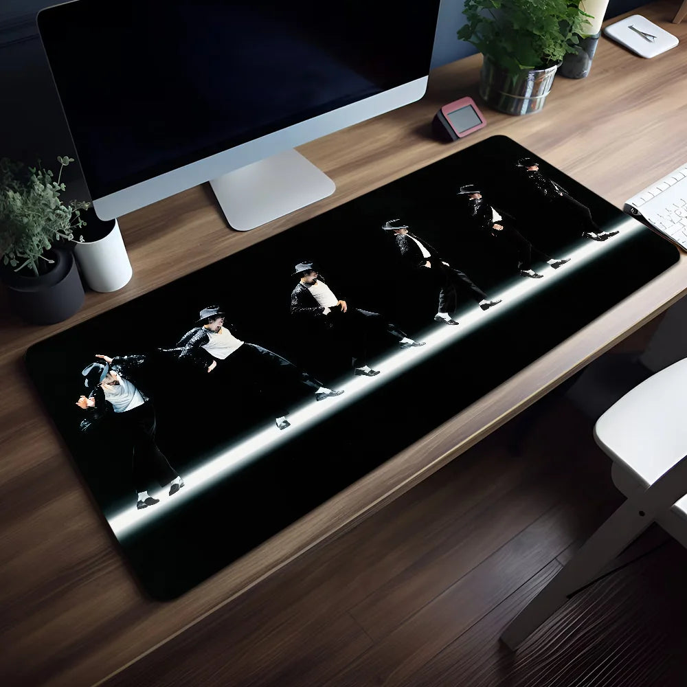 Singer Pop Mouse M-Michael Pad Non-slip Lockedge Jackson Office King Student Gaming of Thickened Large Writing Cushion MousePad