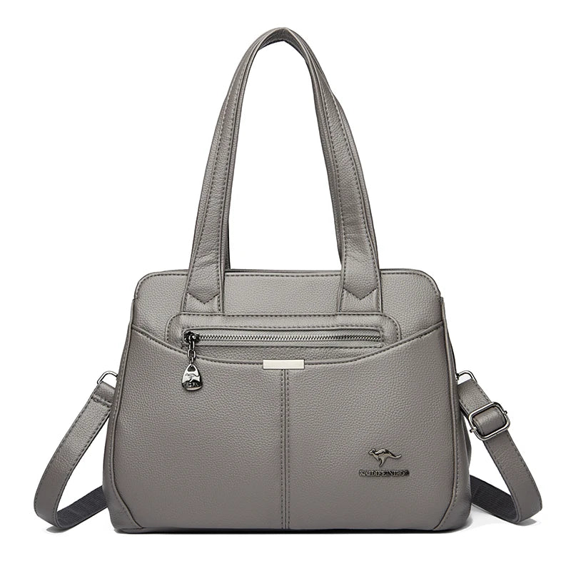 High Quality Ladies Soft Leather Shoulder Bag Designer Luxury Handbags Tote Bags For Womens 2025 Female Crossbody Messenger Bags
