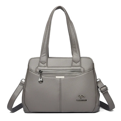 High Quality Ladies Soft Leather Shoulder Bag Designer Luxury Handbags Tote Bags For Womens 2025 Female Crossbody Messenger Bags