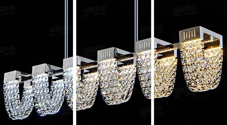 2025 New Home DecorationPendant Lights Luxury Crystal Living Room Chandelier Bedroom Pendant Lamp Ceiling Light  Indoor Lighting