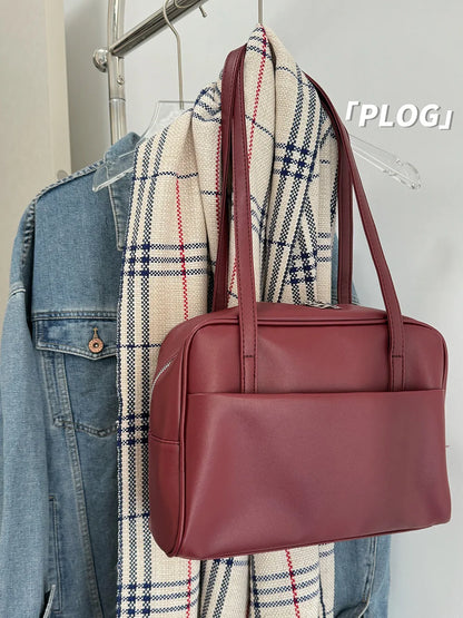 CGCBAG Vintage Designer Luxury Women Tote Bag Casual Lage Capacity Female Shoulder Bag High Quality PU Leather Ladies Handbags