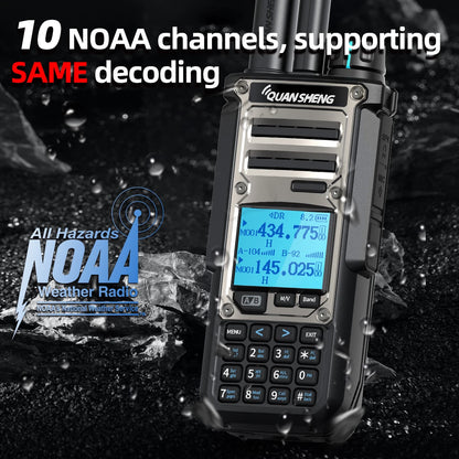 Quansheng TK11 8 Walkie Talkie 10W Dual Receiving PTT AM SSB 27MHz CB CW LSB LW MW SW Type-C NOAA for UV-K5 8 Ham Radio TK-11 5