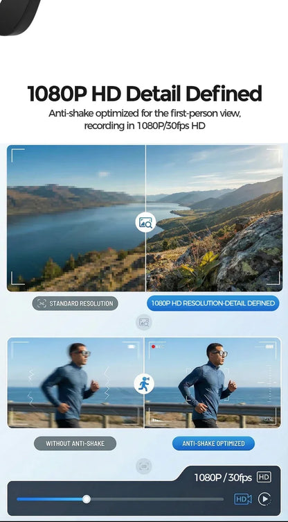 4K AI Smart Glasses with Camera, Anti-Shake Video Recording & WiFi Transmission, Real-Time Translation Smart Glasses