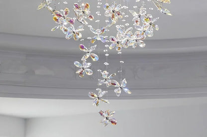 Vintage Crystal Ceiling Pendant Shining Creative LED Hanging Lamp Living Room Restaurant Chandelier Mood Light Indoor Lights