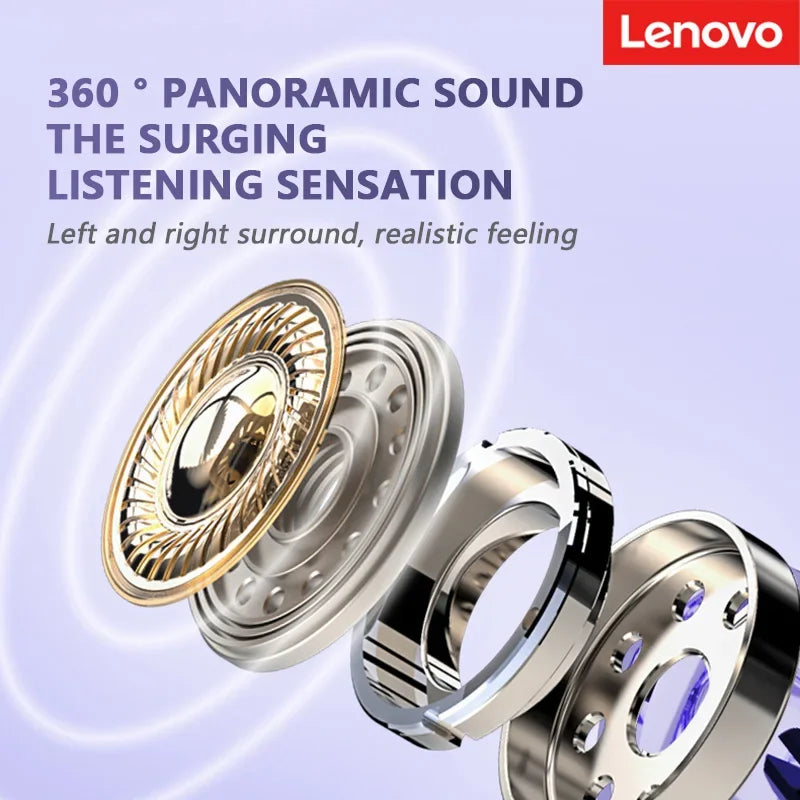Original Lenovo TA410 Bone Conduction Wireless Earphones OWS 5.4 Bluetooth Headphones Stereo Music Call Noise Cancelling Earbuds