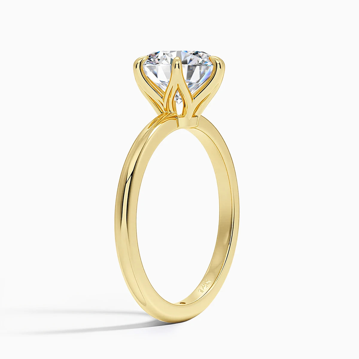 Szjinao Certified 14k Gold Moissanite Ring 1ct 2ct 3ct Lab Diamond Sparkling Au585 Engagement Jewelry Promise Wedding Gift Sale