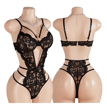 Sexy Lingerie Bodysuit Summer New Style Womens Underwear Sheer Temptation Lace Pure Desire Romantic Exclusively For Date Nights