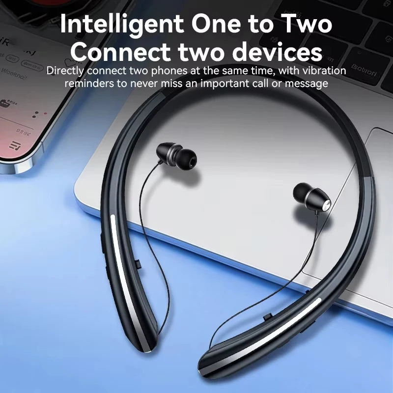 Neckband Wireless Earphone HX801 Bluetooth Earbuds Noise Cancelling Waterproof Headset In Ear Headphones for Xiaomi