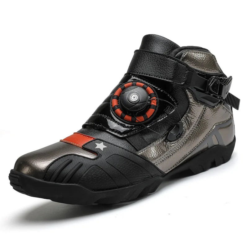 Motorcycle New Knob Adjustment Design Anti-fall Protective Boots Wear Protection Windproof Waterproof Anti-slip New Model