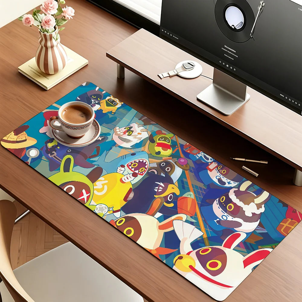 Game Zenless Zone Zero Bangboo Mouse Pad Anti Slip Rubber Edge Locked Thickened Laptop Gaming Desk Mat