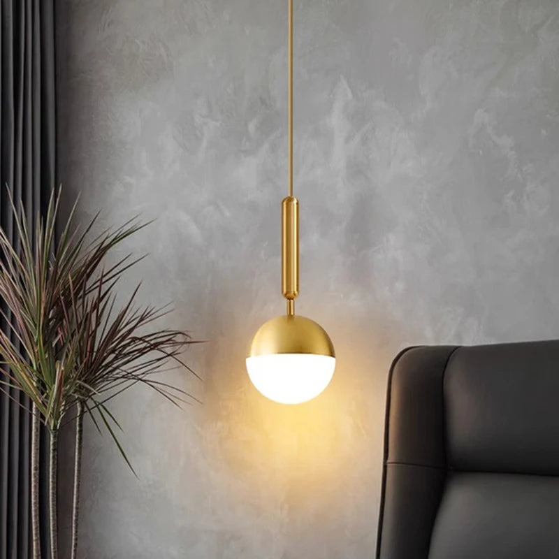 1pc Modern Home Decor LED Lights Bedroom Lamp Bedside Pendant Light Lamps LED Chandeliers Hanging Light Indoor Lighting