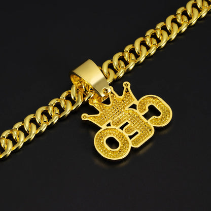 Cuban Dog Chain, Alloy Pet Dog Collar, Gold Necklace for Small to Large Dogs CEO BOSS Luxury Pendant Jewelry Accessory 2026 NEW