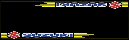 Suzuki Motorsports Carpet Garage Mat Racing Cool Motorcycle Display Electric Bike Mat Entrance Doormat Bedroom Home Decoration