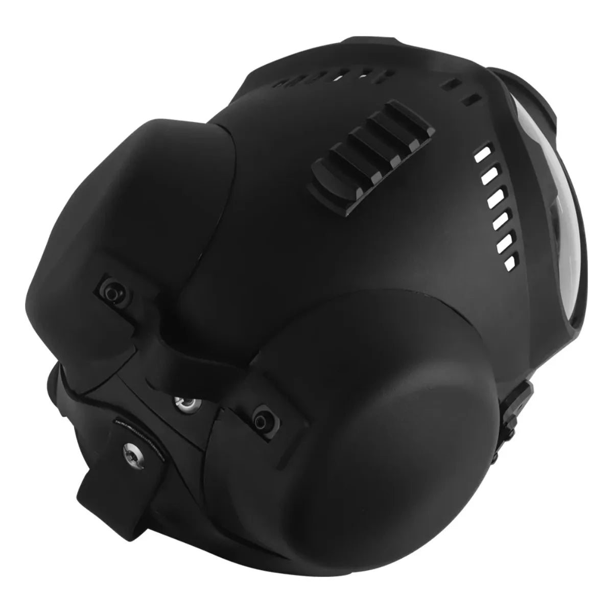 ATUBAN Tactical Dog Military Hunting Training K9 Helmet, Large Dog Patrol Dogs Sheepdog Pet Motorcycle Protective Helmet Goggles
