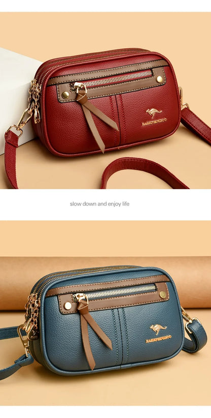 Genuine  3 Layers Luxury Designer Purses and Handbags Women Bag High Quality Leather Shoulder Sac  Bags for Women 2024Sac A Main