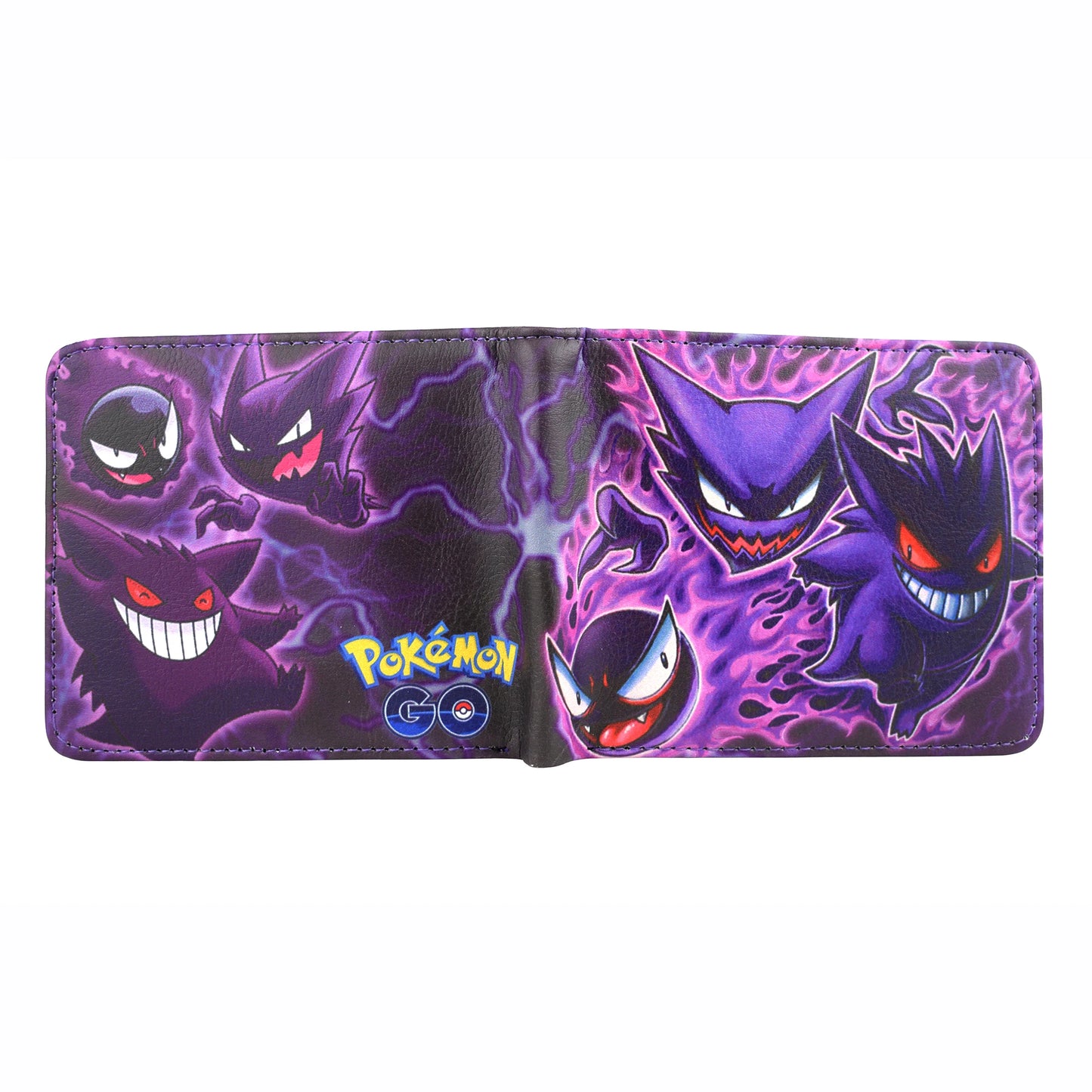 Anime Cartoon GENGAR Wallet Bifold Purse with Coin Pocket