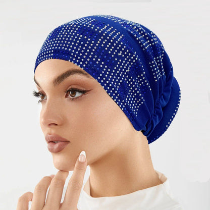 Summer Breathable Turban Cap for Women Muslim Under Scarf Cap African Lady Head Wraps Bonnet