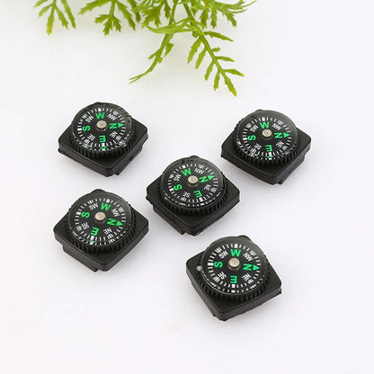 4PCS 21MM Watch with Woven Strap Backpack with Outdoor Directional Compass Navigation Camping Survival Navigation Tool