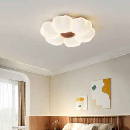 Children's Room Flower Ceiling Lights Pink Flower Princess Room Light Warm Romantic Girl Bedroom Nursery Baby Room Ceiling Lamps