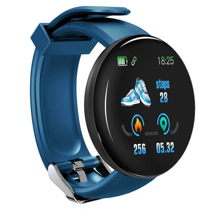 D18 Smart Watch Men Women Smartwatch Blood Pressure Waterproof Digital Watches Sports Fitness Tracker Watch for Apple Watch Band