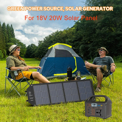 Gaiaray 100W Portable Power Station AC 220V 110V Solar Generator Outdoor Emergency Power Bank 76.8Wh LiFePO4 Battery For Camping