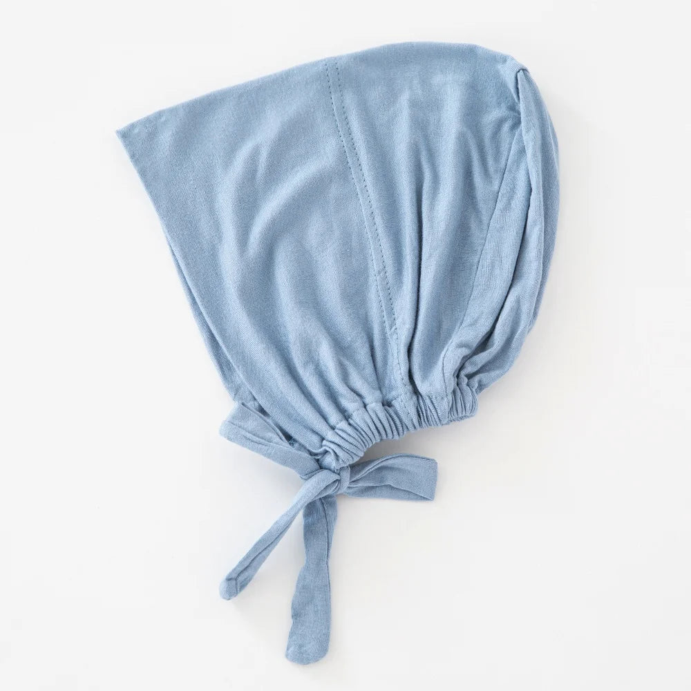 82 Colors Tie-Back Undercaps Fashion Women's Inner Hijab Muslim Cap Bonnet Plain Islamic Cotton Spandex Jersey DEW Underscarf