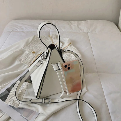 Fashion Ladies Shoulder Bags Handbag Sense of luxury Women Bags High quality Leather Crossbody Bag Designer Female Triangle Bags
