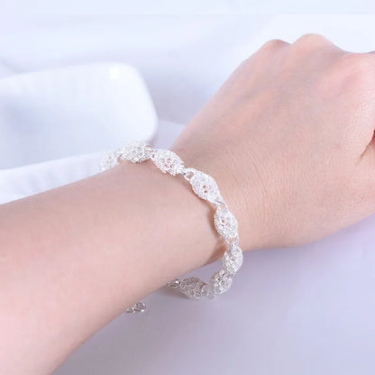 Fashion 925 Sterling Silver Bracelets For Women Luxury Original Designer Hollow Lantern Ball Charm Bracelets Beautiful Jewelry