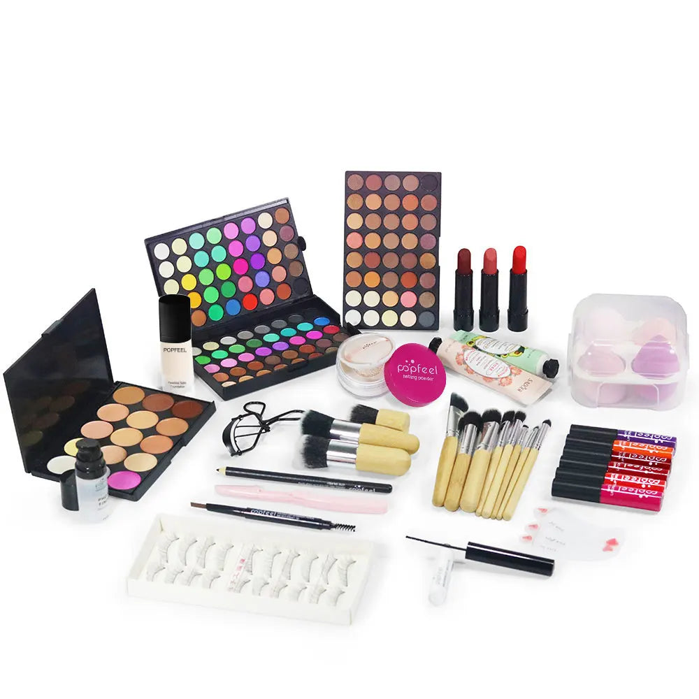 POPFEEL Complete Holiday Makeup Gift Set – Perfect Surprise for Friends and Family, Easy to Use for a Stunning Transformation.