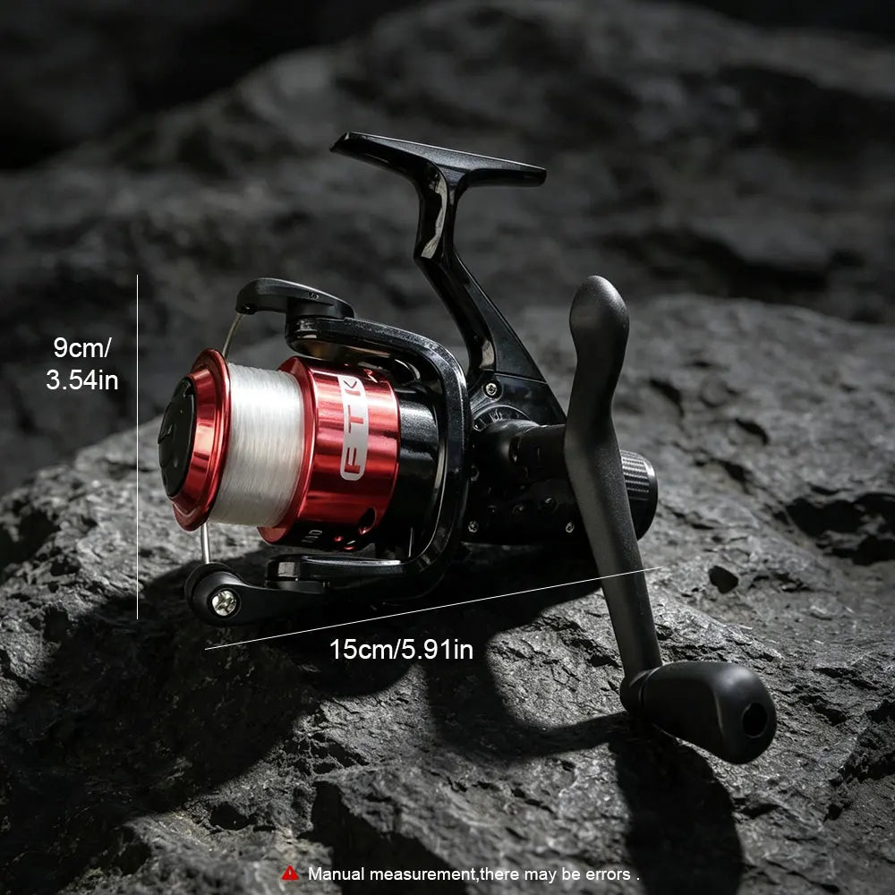 FTK FK3000 Spinning Reel Bite Alarm 10KG Drag 12BB 5.2:1 Rear Drag Fishing Wheel