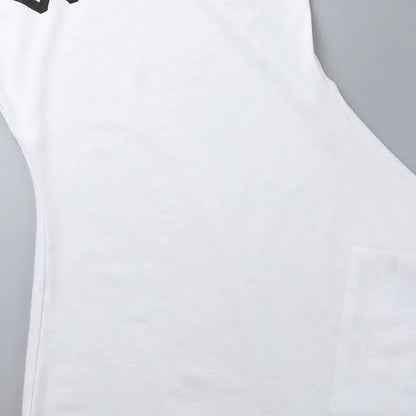 Letter Print Catsuit White One Piece Romper Women Jumpsuit Tank Top Short Playsuit Bodycon Ropa De Mujer Summer Outfits Bodysuit