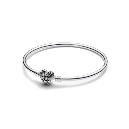 Hot Selling 925 Silver Flower Shaped, Heart Shaped, Butterfly Bracelet, Suitable For European Women's Fashionable Luxury Jewelry
