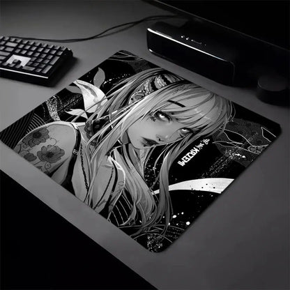 Anime Girls Mouse Pad 40X45 Large Square Computer Office Game Table Mats Rubber Anti-slip Mousepads 22x18 Small Decor Desk Pads