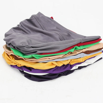 Soft Modal Inner Hijab Cap Muslim Stretch Turban Cap Islamic Underscarf Bonnet Hat Female Headband Tube Cap Turbante