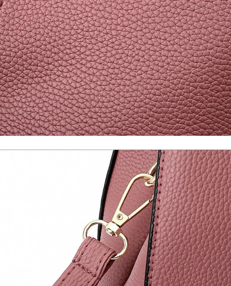 Women Fashion Hairball Shopper Totes Solid Color PU Leather Large Capacity Handbag Ladies Luxury Designer Crossbody Shoulder Bag