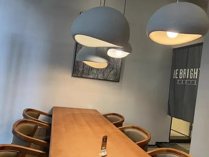 Nordic Minimalist Wabi-Sabi E27 LED Pendant Lights Modern Ceiling Chandelier For Dining Room Bedroom Bar Loft Home Hanging Lamp