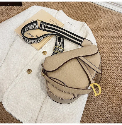 IMJK 24*20*6cm Hot Selling Light Luxury Underarm Saddle Bag, New Niche Design, Casual Shoulder Crossbody Bag Bags