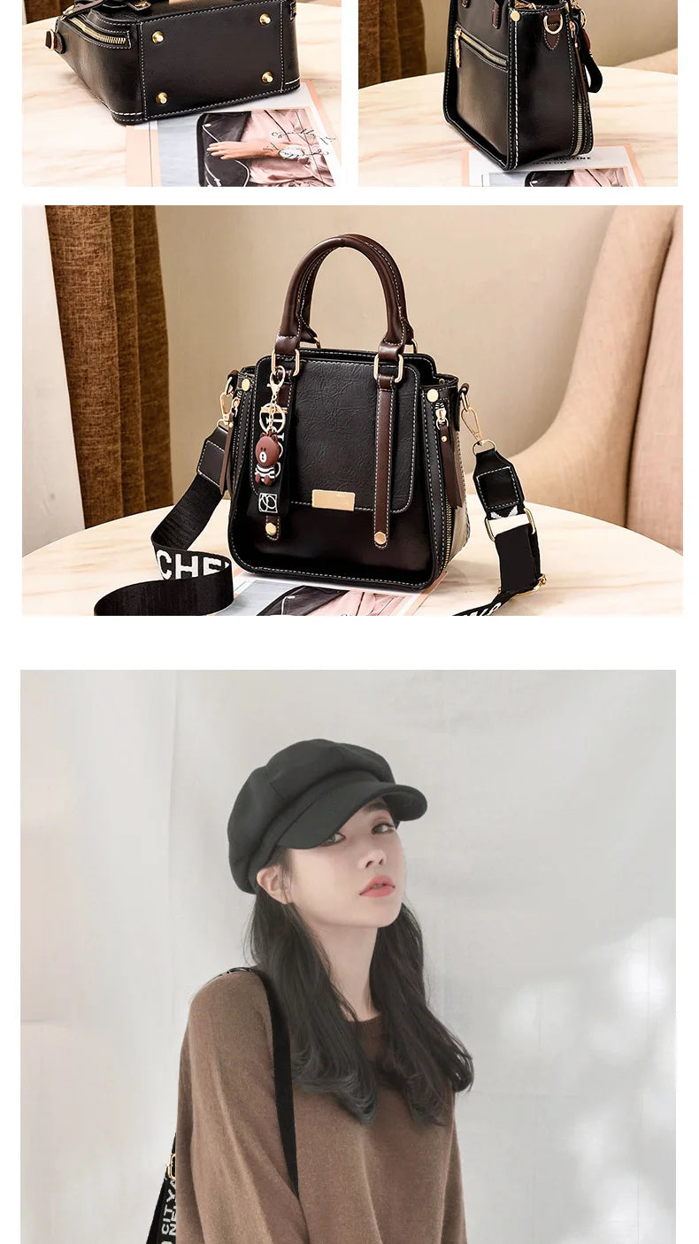 Luxury Brand Designer Women'S Handbag Fashion New Trend Shoulder Bag Classic Retro Crossbody Bag Commuting Small Square Bag