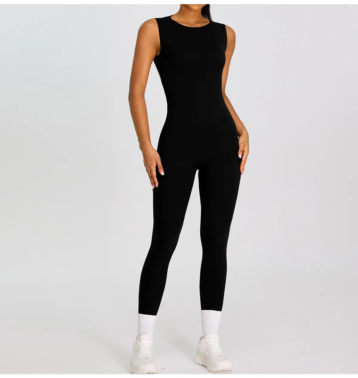 Summer Women Sleeveless Back Hollow Jumpsuit Fitness Sport Bodysuit Yoga Clothing Female Breathable Gym Overalls Workout Clothes