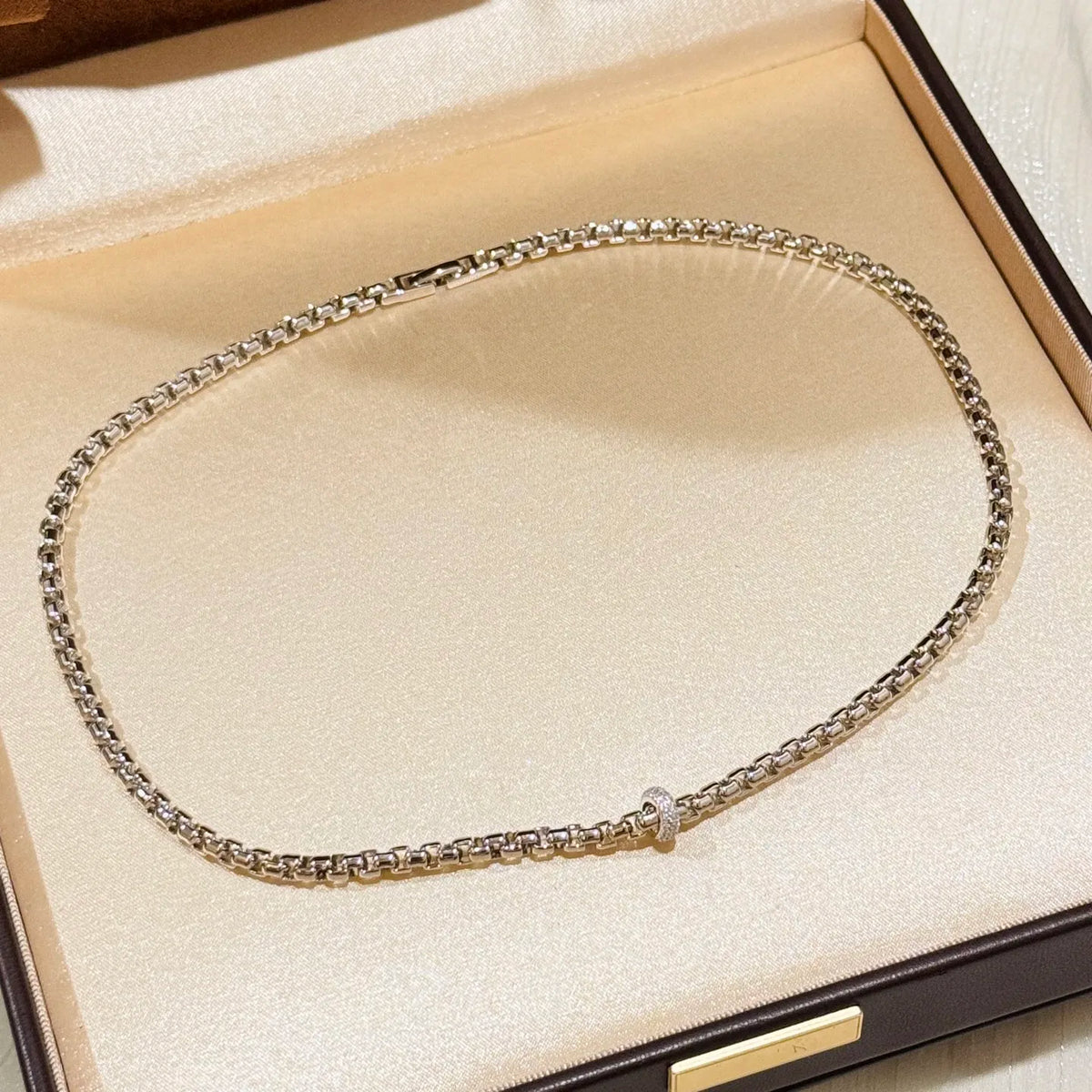Trendy Real 925 Sterling Silver Necklace For Women 5a Zircon Grape Vine Chain Pendant Luxury Design Fine Jewelry