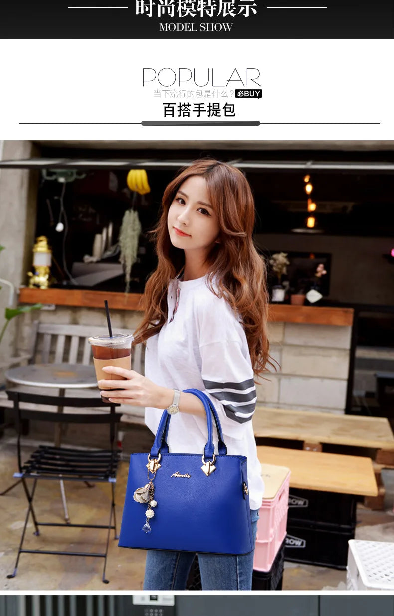 Luxury Handbags Women Bags Designer High-quality Leather Shoulder Bags for Women 2025 Casual Solid Color Purse and Handbags Sac