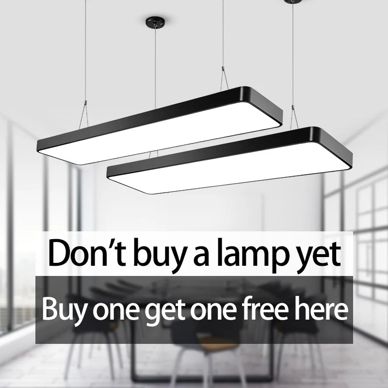 Large Energy-saving Pendant Lamp LED Ultra Wide Chandeliers High Bright Lighting Office Restaurant Home Living Room Lights LED