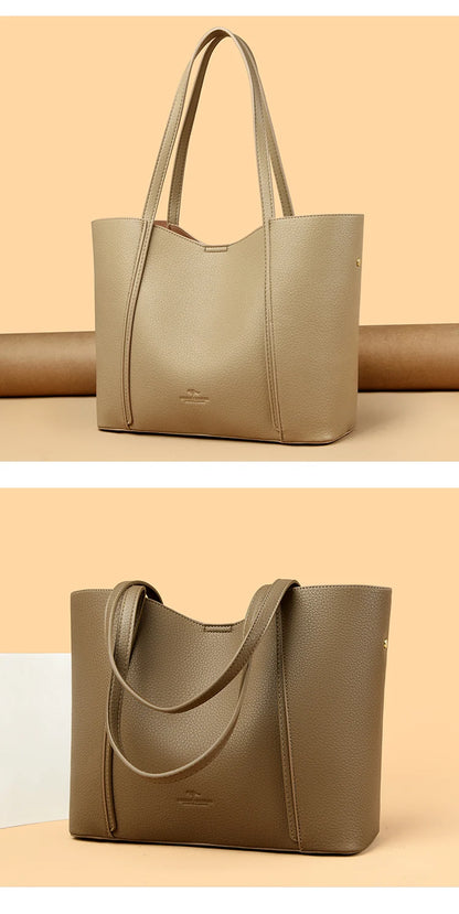 Luxury Designer Women Bags High Quality Leather Shoulder Crossbody Messenger Tote Bag Branded Large Handbag Purses for Female