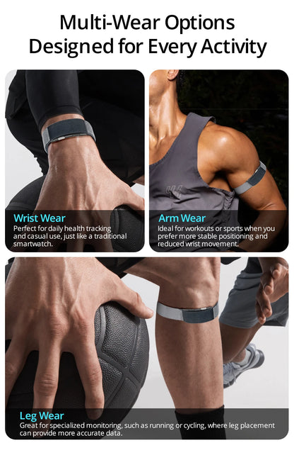 VALDUS VITRO ECG Smart Bracelet Heart Rate Blood Pressure Waterproof Long Battery Life Fitness SOS 2026 New NO Screen Smartwatch